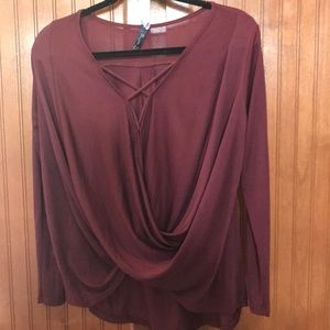 Maroon Blouse